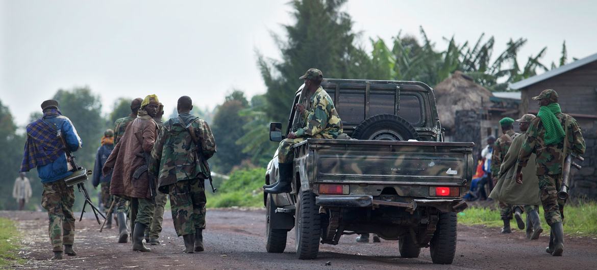 جنگنده های M23 به سمت گوما در جمهوری دموکراتیک کنگو حرکت می کنند.  (فیله)
